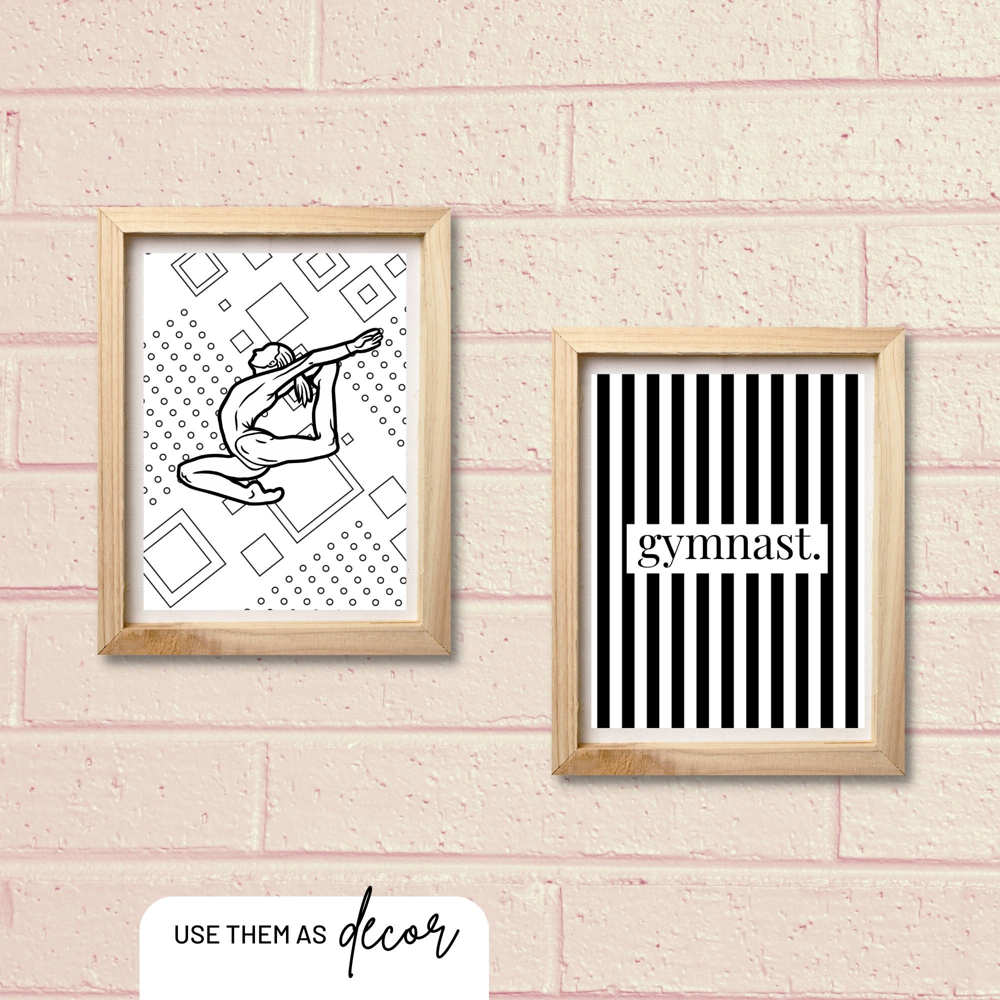 Gymnastics Coloring Pages Printable Gymnastics Coloring Book - Etsy