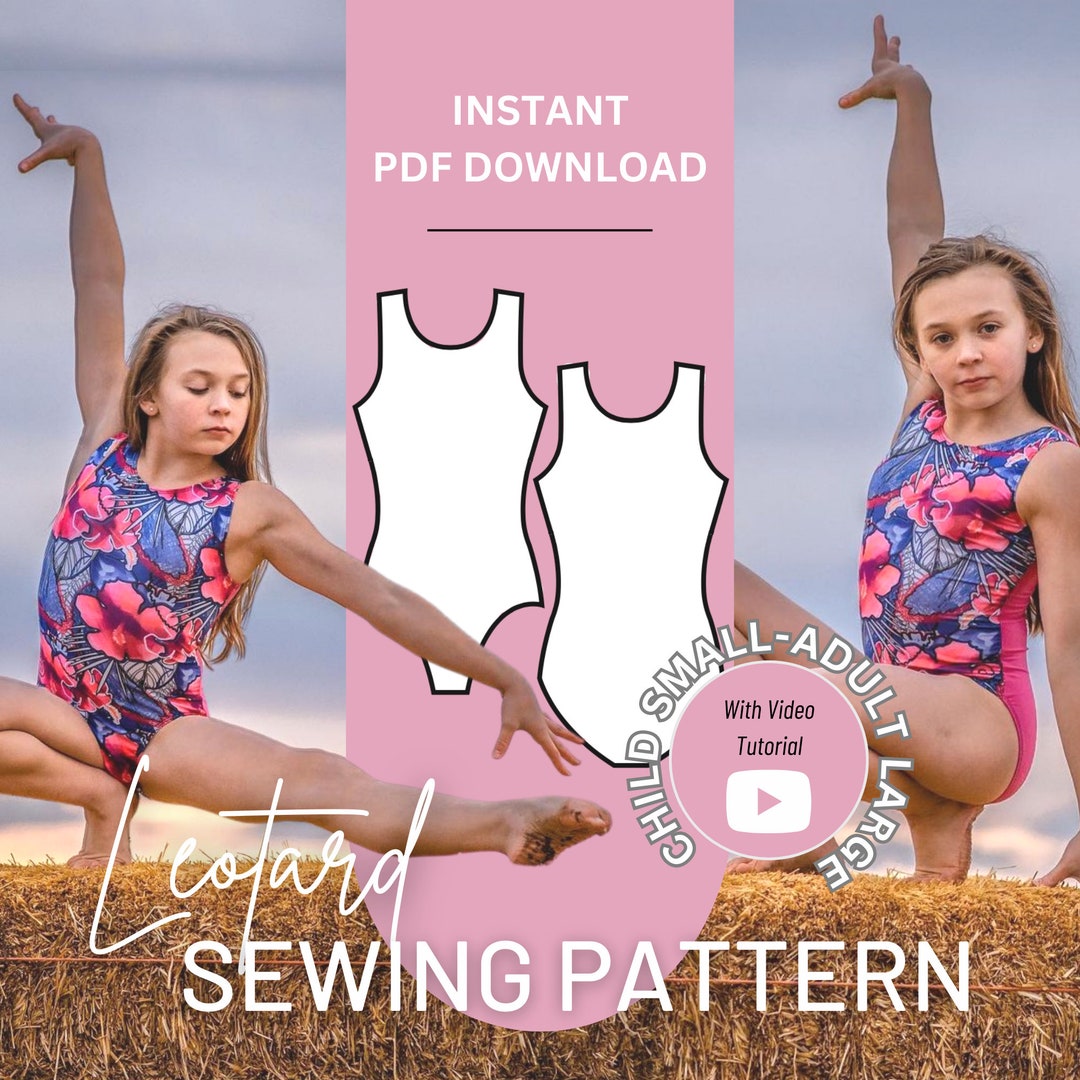 Leotard sewing pattern tank leotard sewing pattern leotard Etsy.de