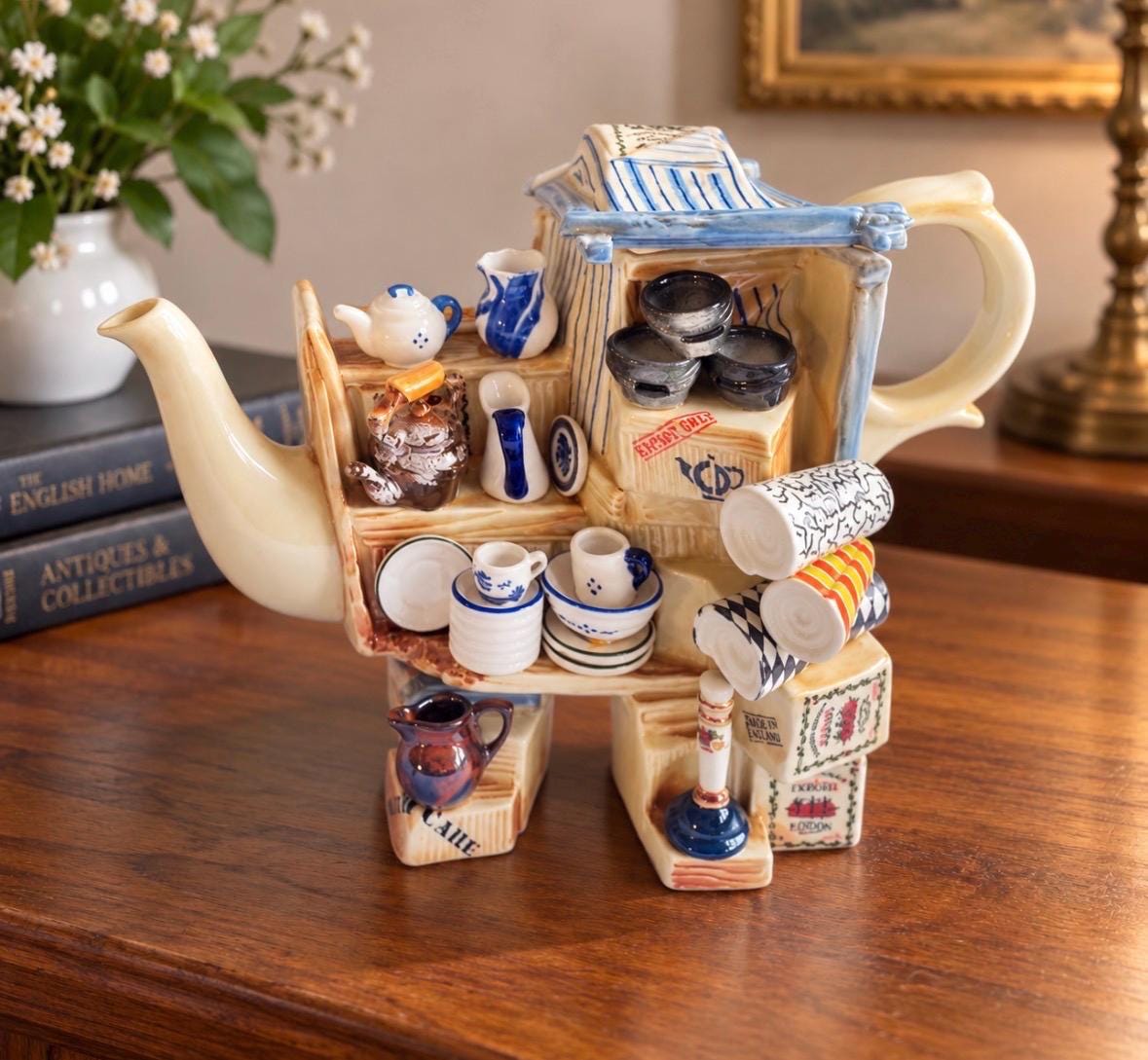Paul Cardew Teapot Signed - Etsy