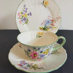 Shelley wildflower teacup - Etsy 日本