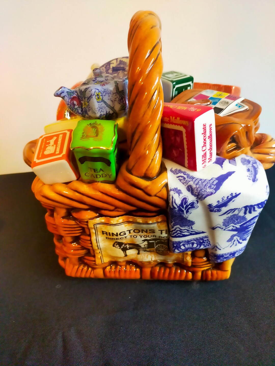 Paul Cardew ティーポット 陶器 置き物 Paul Cardew Novelty Teapot Monty Basket Teapot Limited Edition
