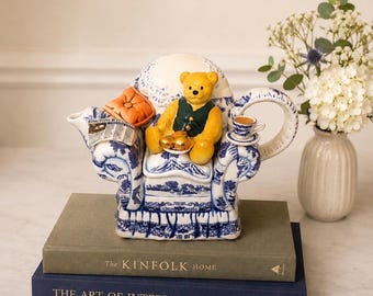 Paul Cardew Ringtons Tea Time Fåtölj Tekanna Nallebjörn Ltd Ed 7500