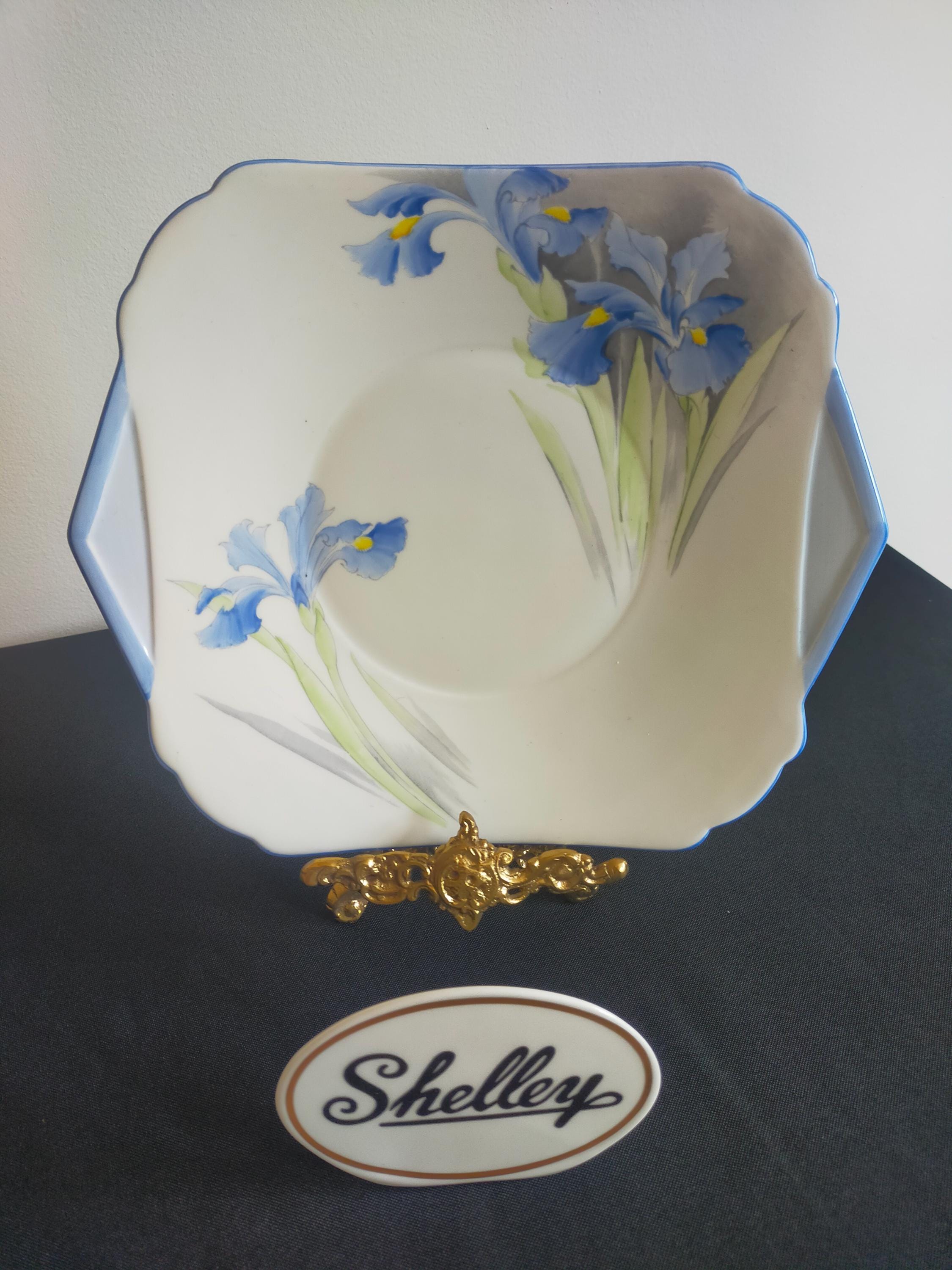 SHELLEY シェリー ブルーアイリス クリーマー シュガーボウル kyid15614K
