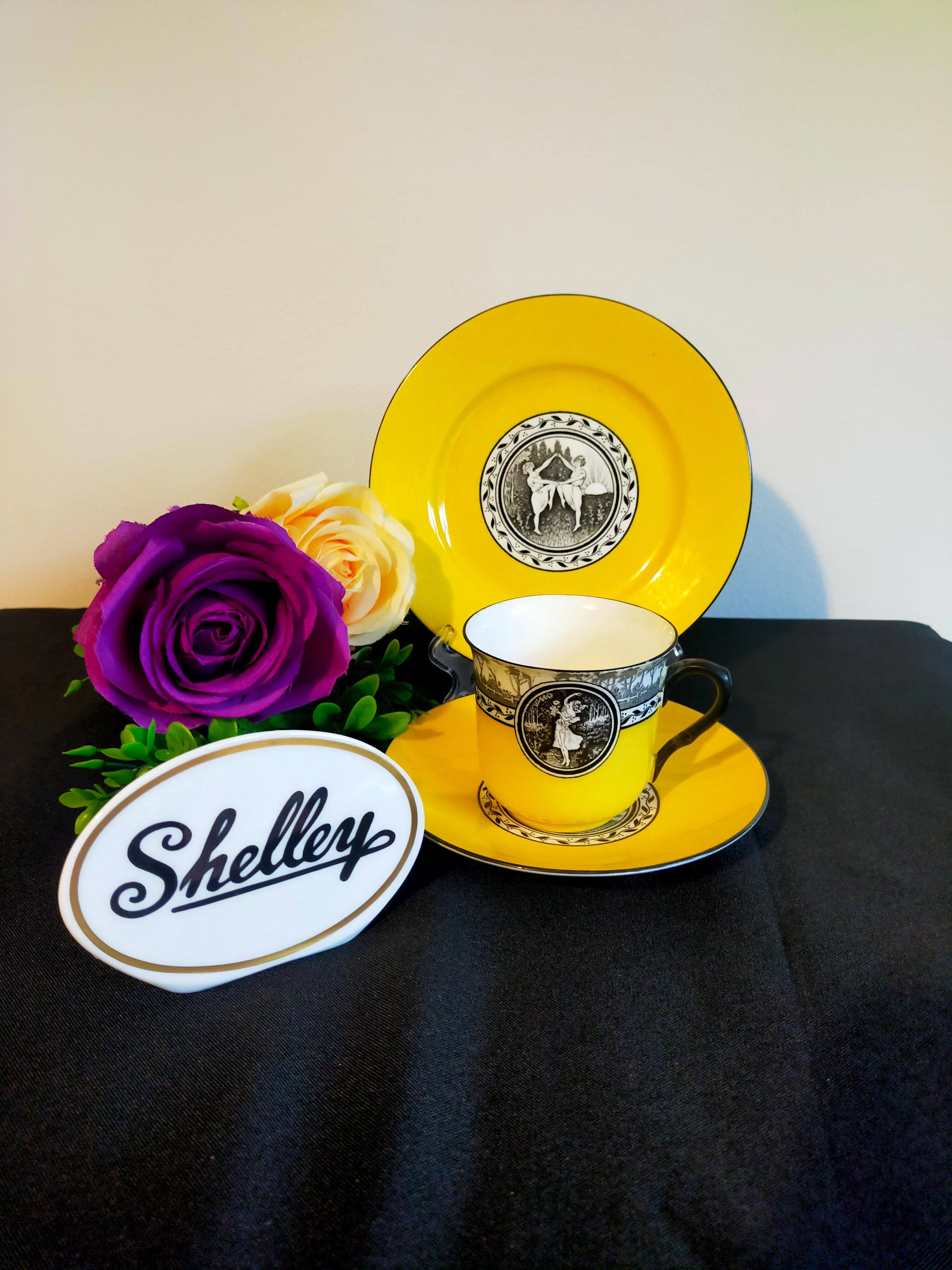 シェリー カップ&ソーサー 勿忘草 ヴィンテージ シェリー Shelley