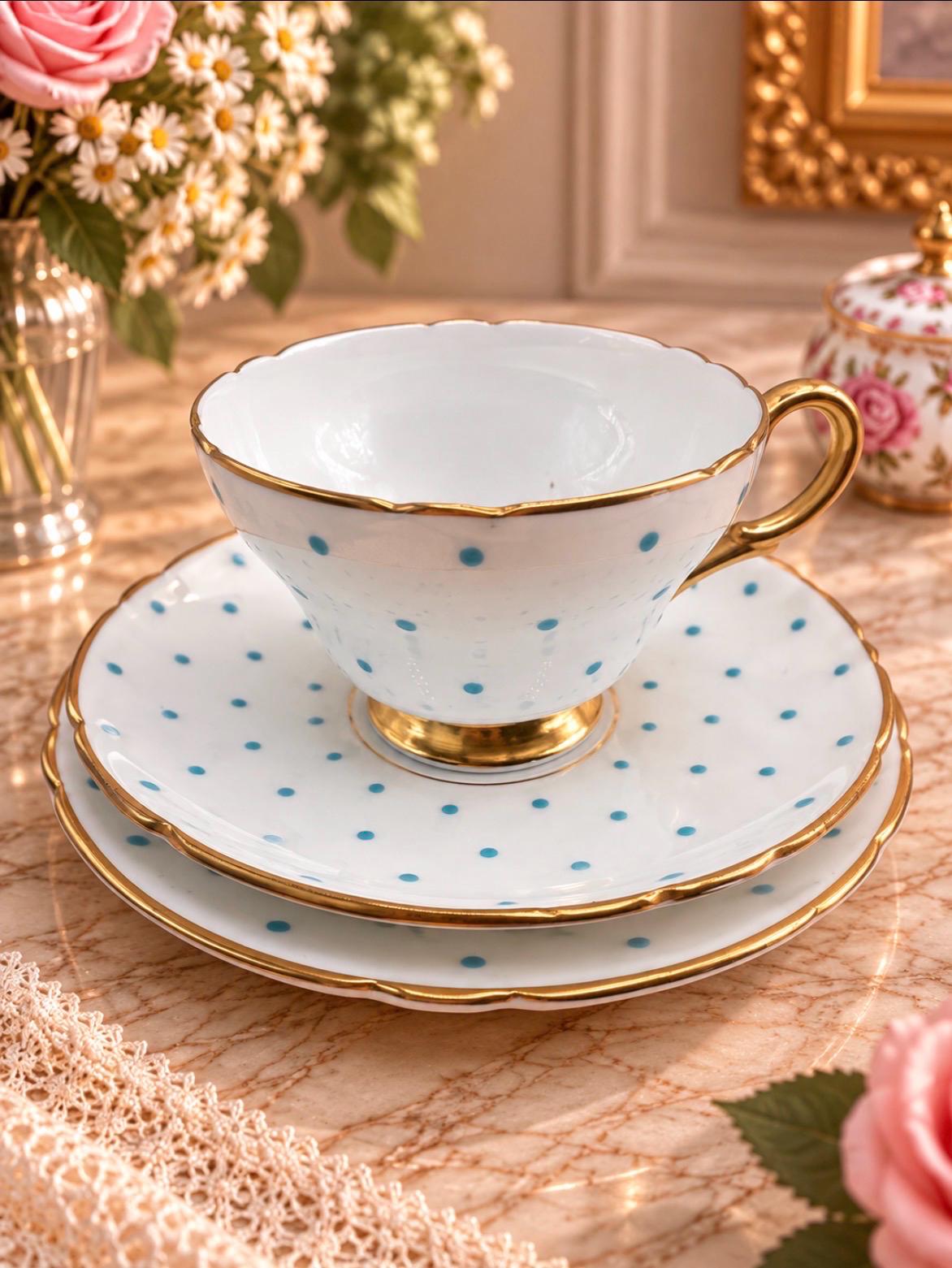 【限定価格】SHELLEY コーヒーカップ＆ソーサ― ポット他セット Shelley polka dot - Etsy 日本