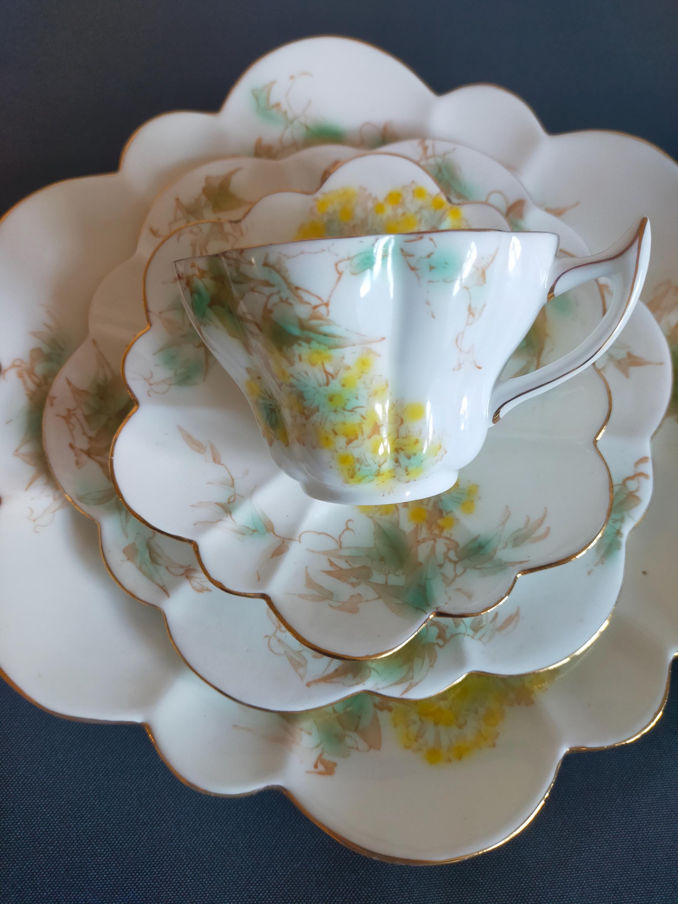 Antique Wileman Foley China Set, Daisy & Snowdrop Pattern - Etsy UK