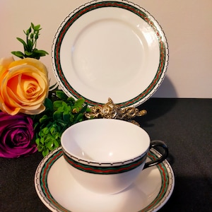 Shelley tekopptrio i buteform mönster nr 11216