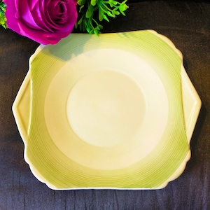Vintage Shelley Art Deco Retro Cake Plate W12484