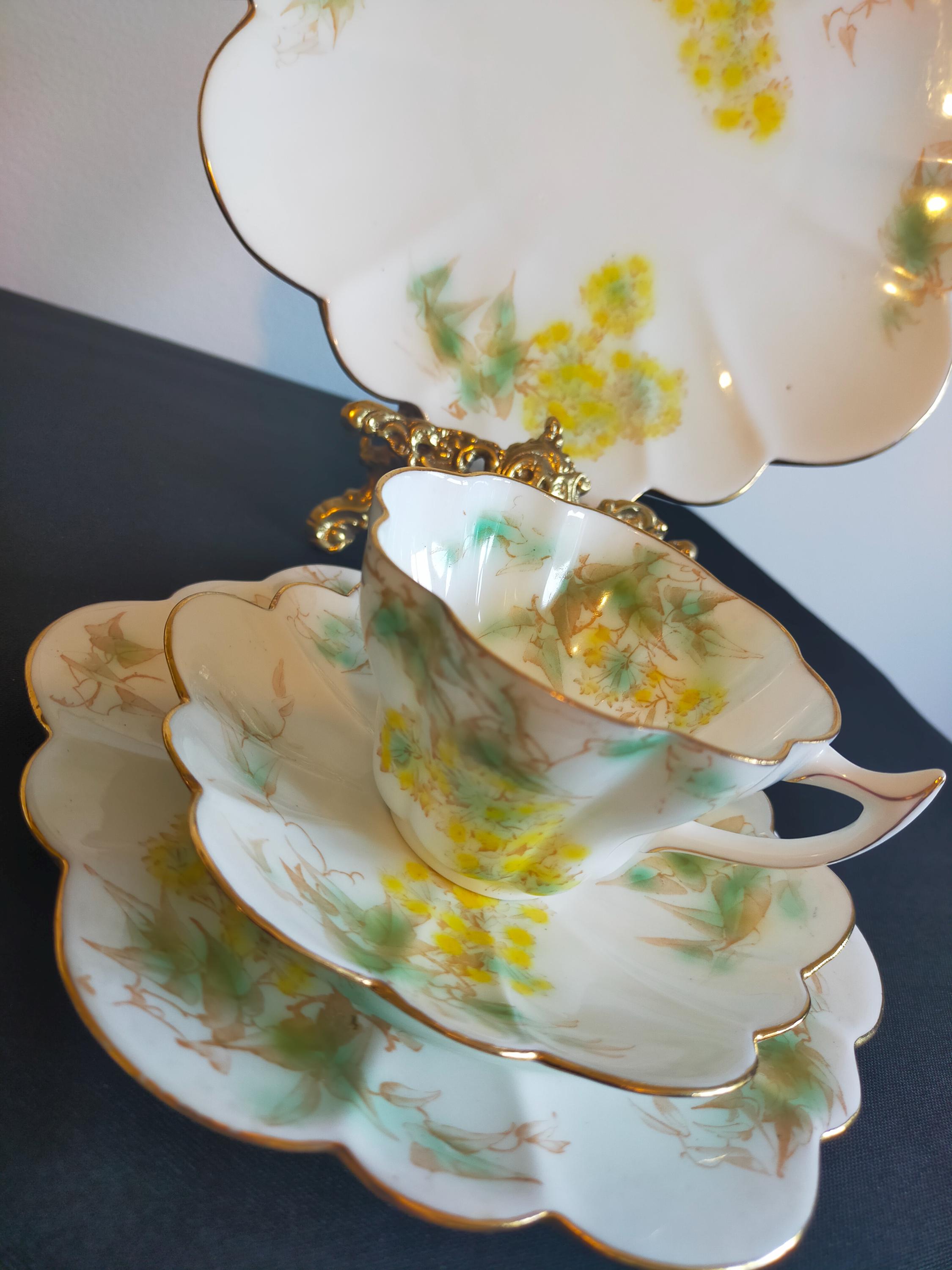 Antique Wileman Foley China Set, Daisy & Snowdrop Pattern - Etsy