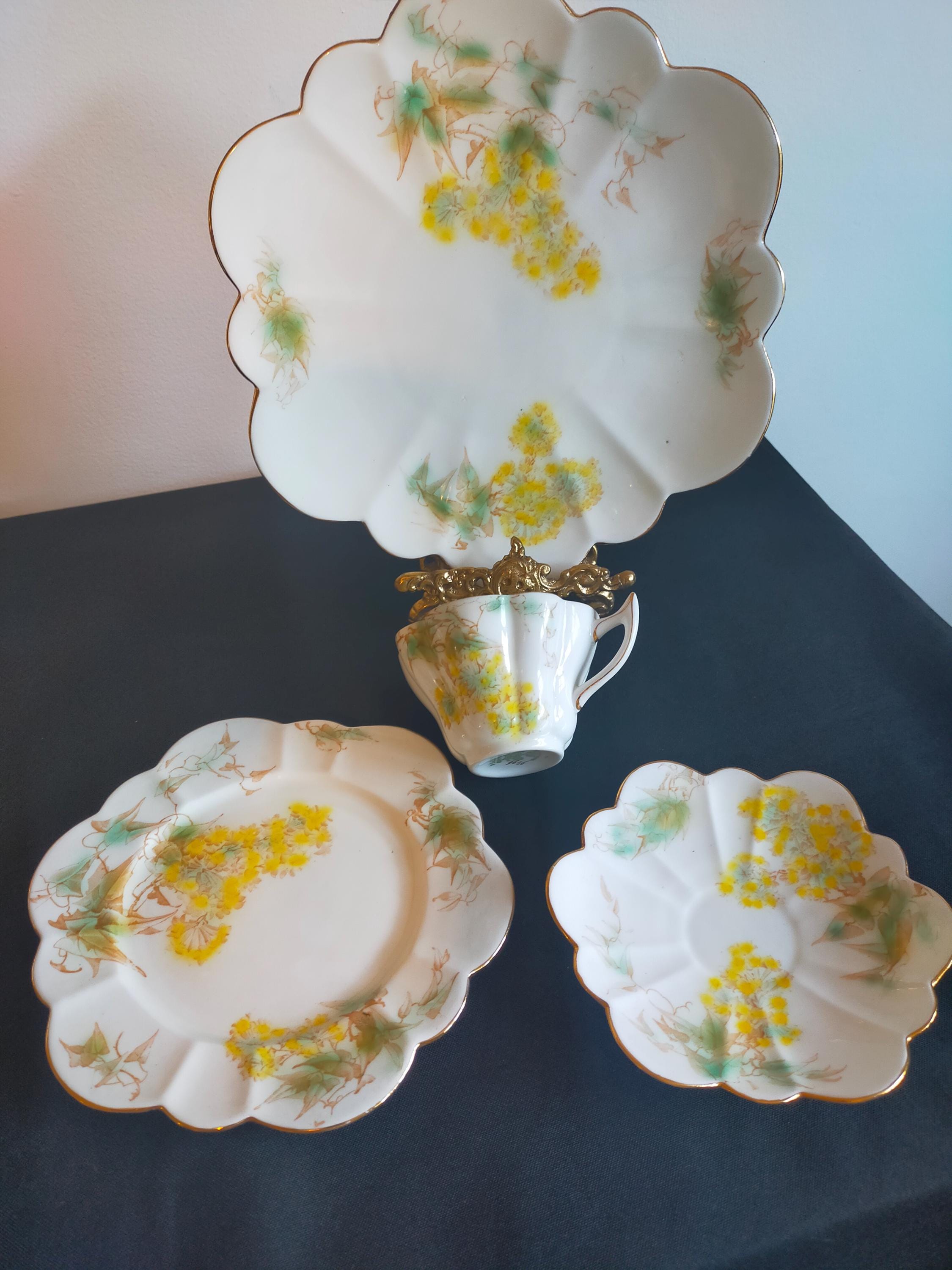 Antique Wileman Foley China Set, Daisy & Snowdrop Pattern - Etsy UK