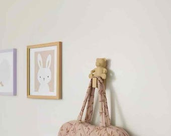 Teddy Bear Wall Hook Hanger | Children Kids Baby Room Nursery