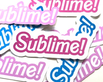 Sublime Sticker mit BONUS GRATIS Mystery Sticker