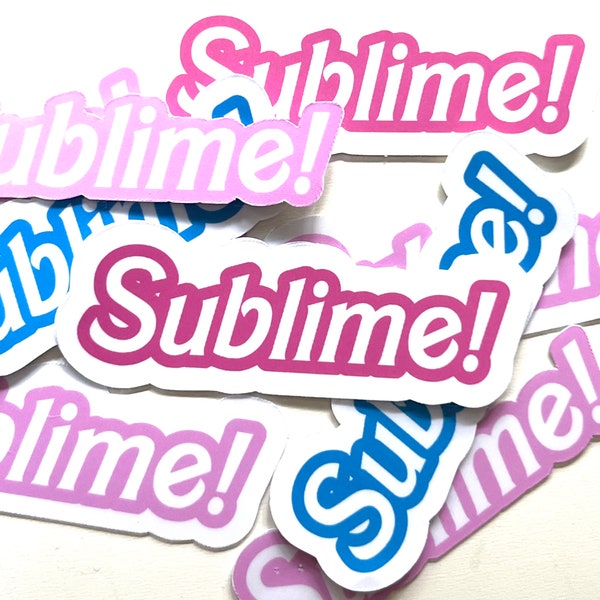 Sublime Sticker mit BONUS GRATIS Mystery Sticker