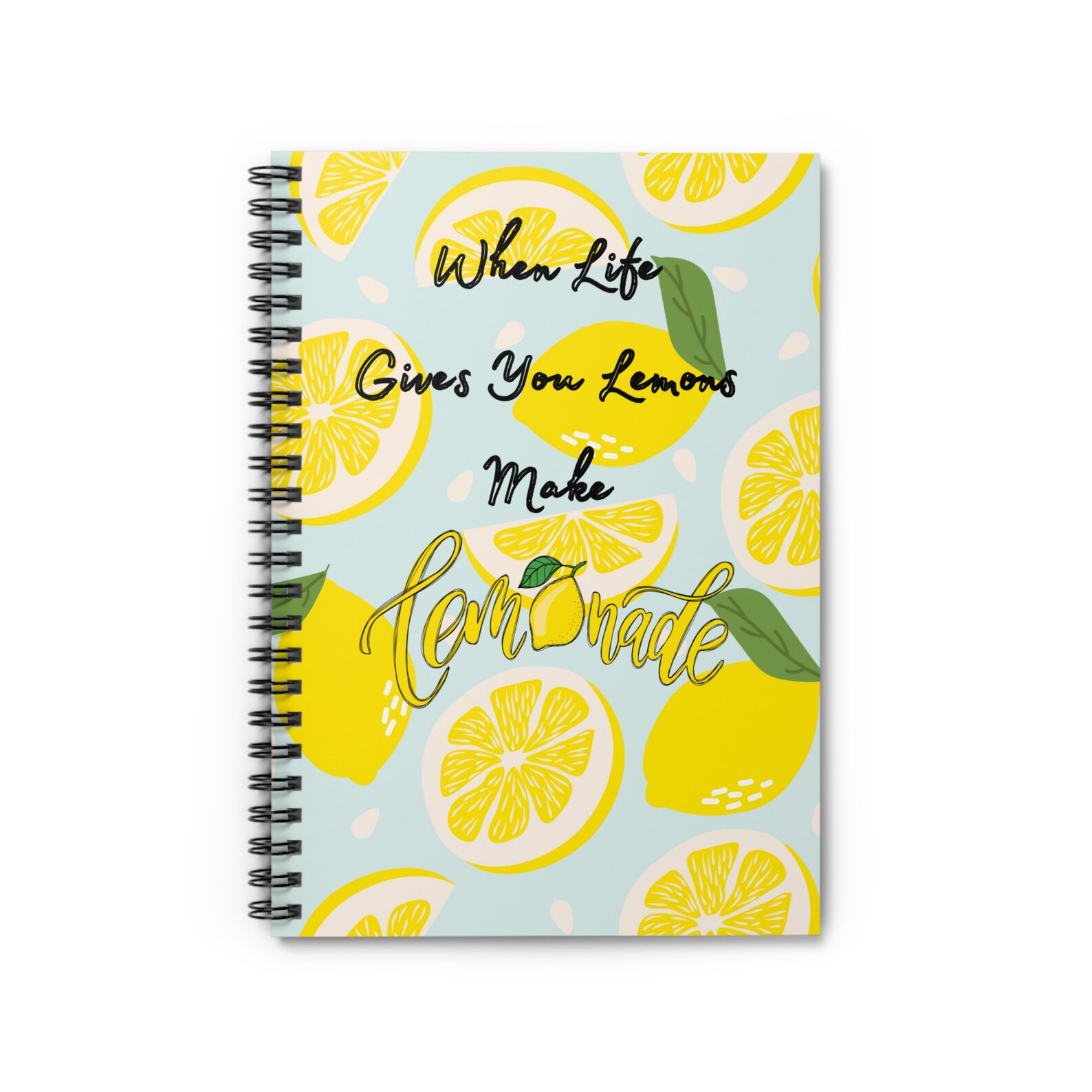 When Life Gives You Lemons Spiral Notebook Ruled Line - Etsy