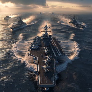 Un groupe d&#39;intervention de la marine en sublimation 3D, un gobelet droit fin et fin à sublimation, un destructeur de cuirassés de porte-avions à usage commercial PNG haute résolution