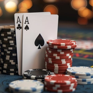 All In Pocket Pair of Aces Texas Hold Em Poker  3d Sublimation 20oz Skinny Straight Tumbler Wrap   300 DPI PNG Commercial Use  Call or Raise