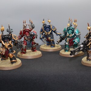 Chaos Terminator Squad Chaos Space Marines Warhammer 40K - Etsy