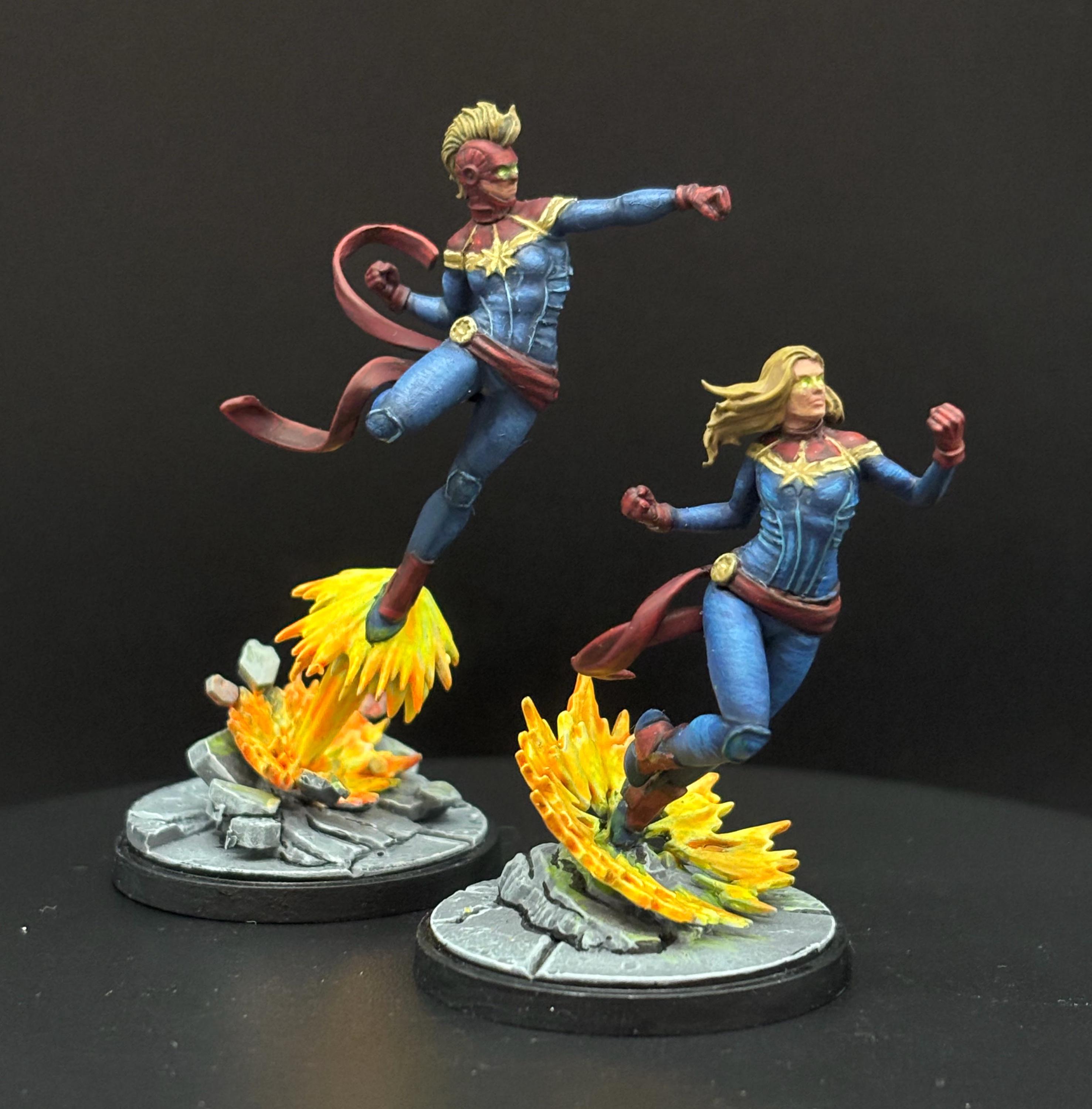 Marvel Crisis Protocol Captain Marvel Cosmic Avenger (binary and