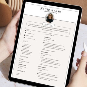 Clean Resume Template for Aesthetic - Il 300x300.5135419141 9e9b