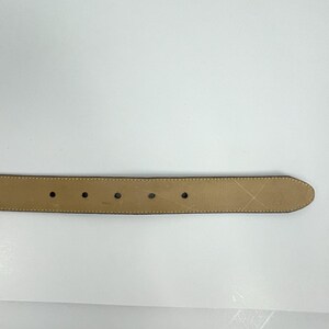 Vintage Brighton Belt Brown Croc Embossed Leather Size 34 Gift for Her image 18