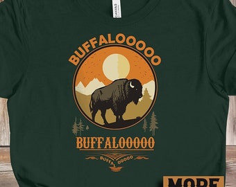 Buffalo Buffalo T-shirt Buffalooooo T-shirt drôle de bison de buffle T-shirt buffaloo américain