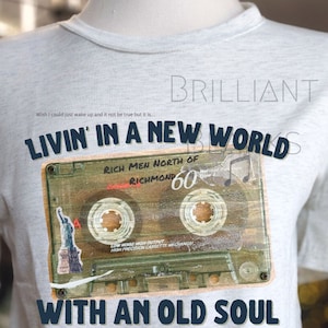 Rich Men North of Richmond Oliver Anthony Sublimation cassette png svg digital download