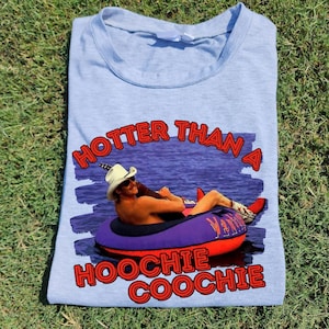 Hotter Than A Hoochie Coochie 90&#39;s Country Summer Sublimation DTG PNG Digtial Design