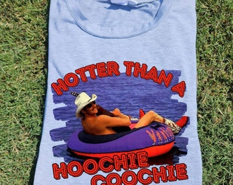 Hotter Than A Hoochie Coochie 90's Country Summer Sublimation DTG PNG Digtial Design