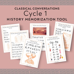 Cycle 1 History Sentence Memory Tool - Classical Conversations