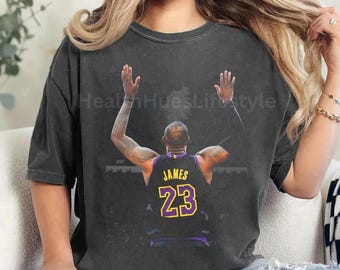 Vintage LeBron James Basketball Comfort Colors Shirt, Sport Tee