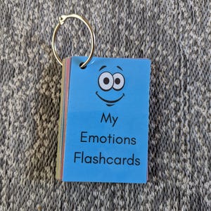 Tarjetas Mis Emociones, Laminadas en Anilla