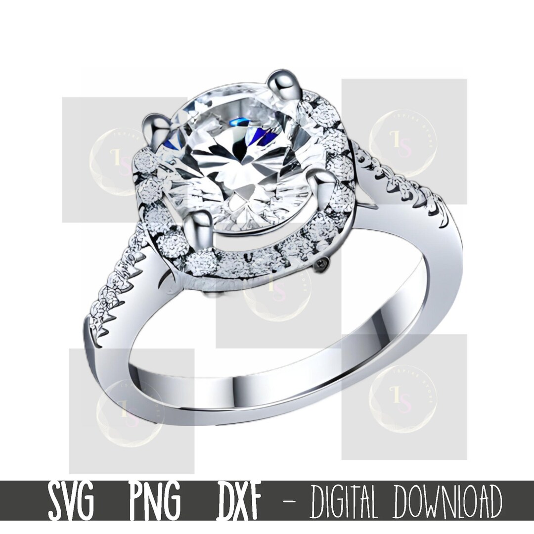Diamond Ring Svg Wedding Ring Svg Ring Svg Wedding Clipart - Etsy