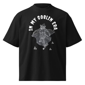 Era de los Goblins. Camiseta unisex orgánica extragrande de cuello alto.