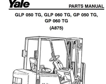 Yale Forklift GLP050TG, GLP060TG, GP050TG, GP060TG Parts Manual