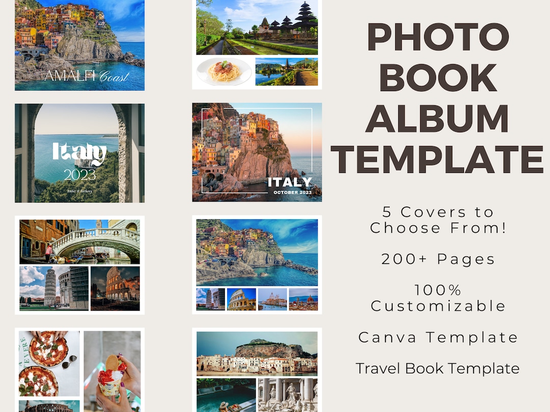 Personalized Canva Photo Book Template Create Your Timeless Etsy
