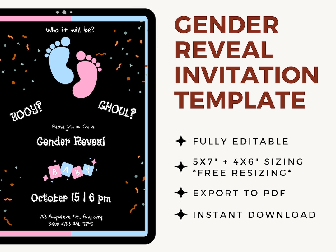halloween-gender-reveal-invitation-template-customizable-canva-design-digital-baby-shower-template-printable-template-instant-download-etsy