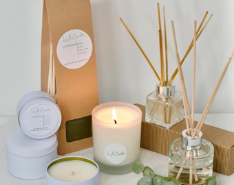 Soy Wax Essential Oil Candle: Natural Aromatherapy Scents