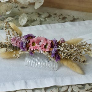 Flower Boho Bride Bridesmaid Hair Comb Accessorie