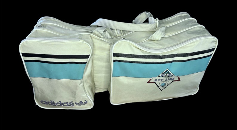 RARE Vintage Adidas ATP Line Tennis Bag, Retro Collectors, 1980's Made in West Germany , Vintage Bag , Vintage Fashion. image 2