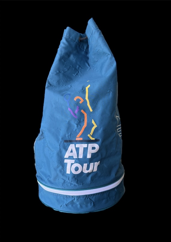 Vintage Adidas ATP Tour tennis Drawstring Bag, Re… - image 2