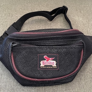 Vintage Winston Waist Bag 80s Fanny Pack | Rare Cigarette Promo Bag Big Logo | Retro Street Style Accessory