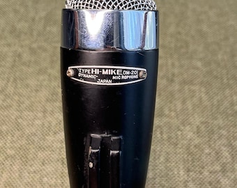Vintage 1960&#39;s HI MIKE DM-201 Dynamic Microphone Made in Japan , Working Condition
