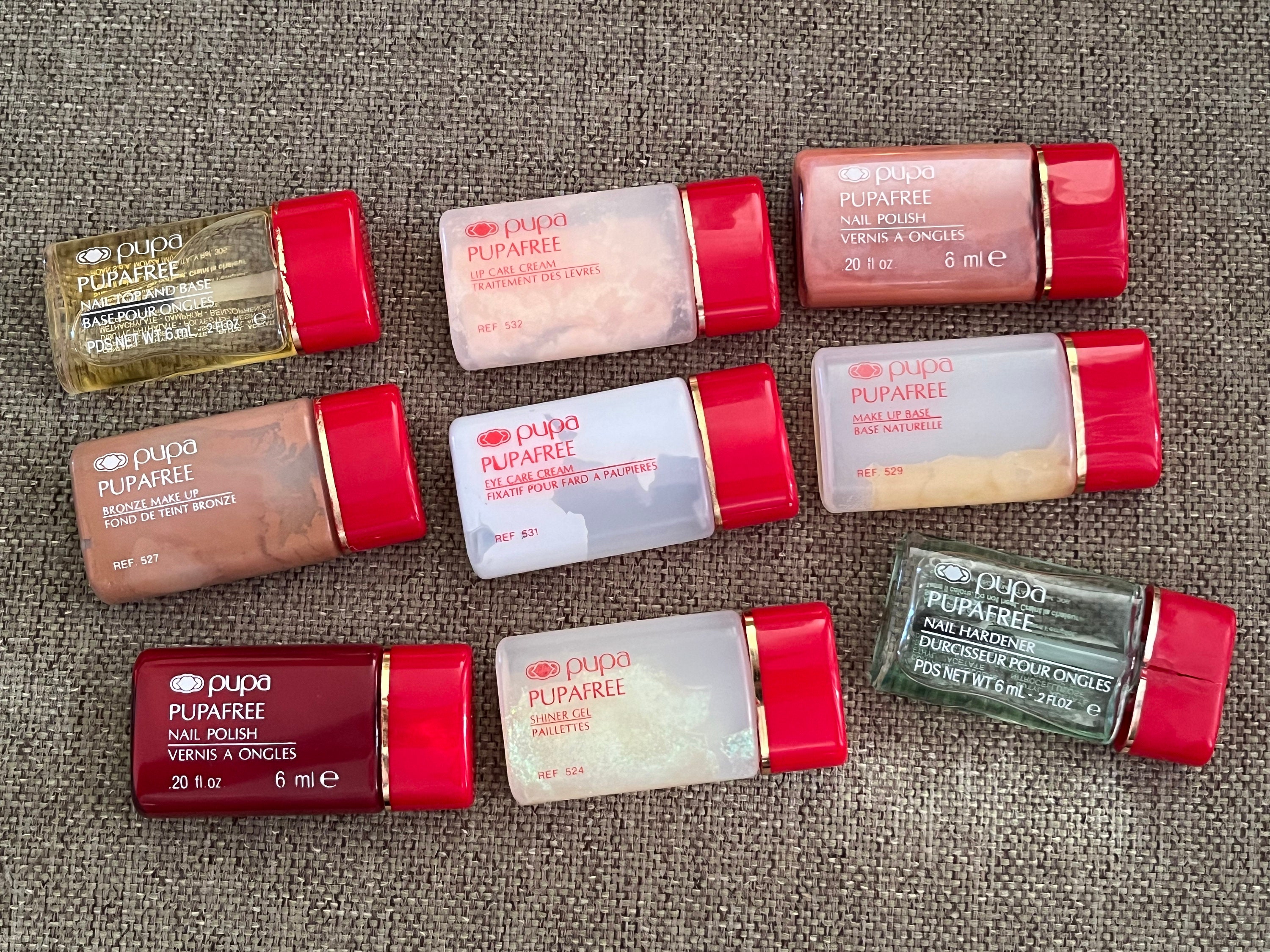 Vintage Pupa Makeup Box 1980s Italia Milano, Vintage Makeup Kit