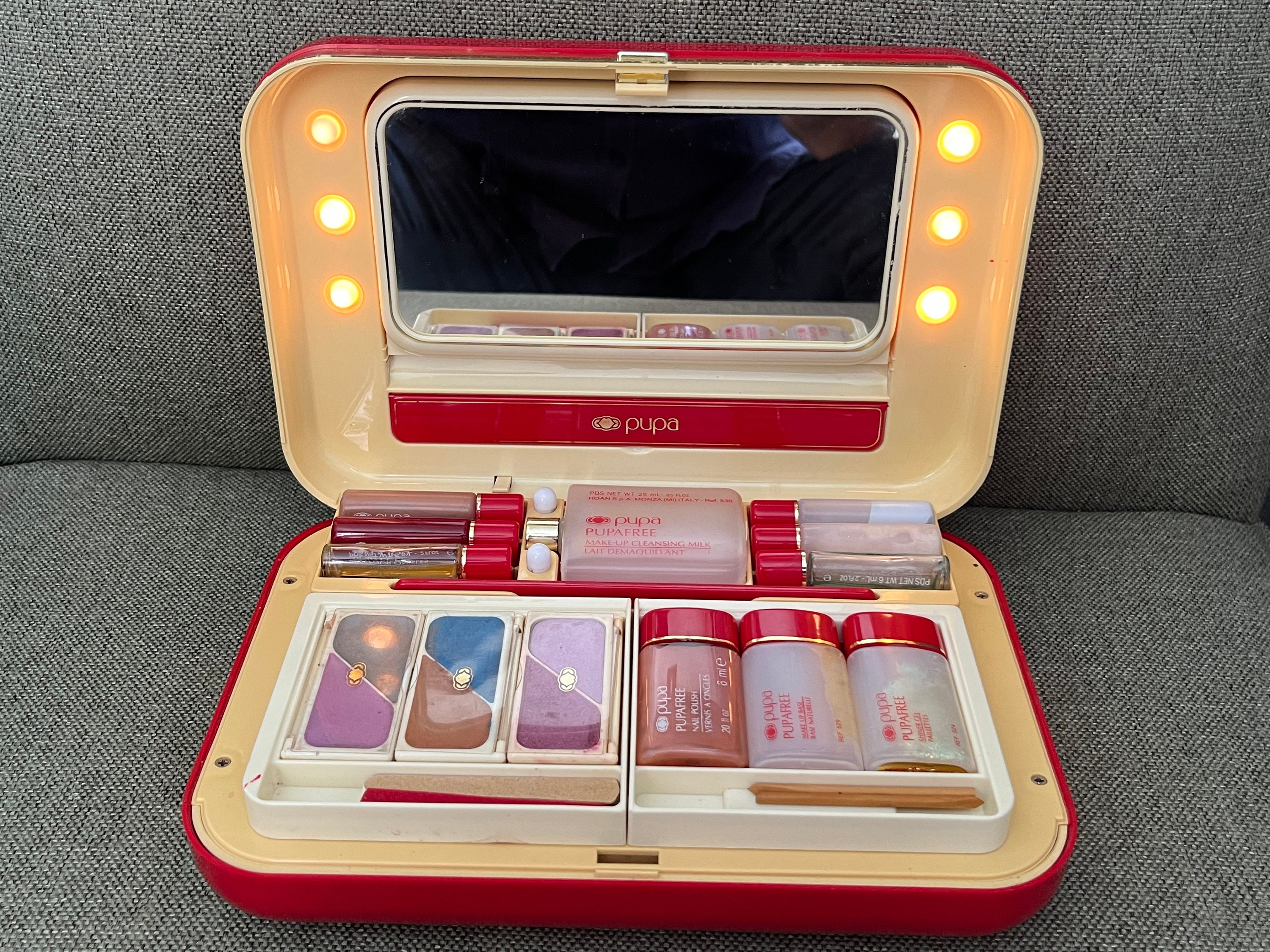 Vintage Pupa Makeup Box 1980s Italia Milano, Vintage Makeup Kit