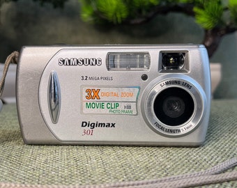 Samsung Digimax 301 Y2K Digital Camera , Working Condition