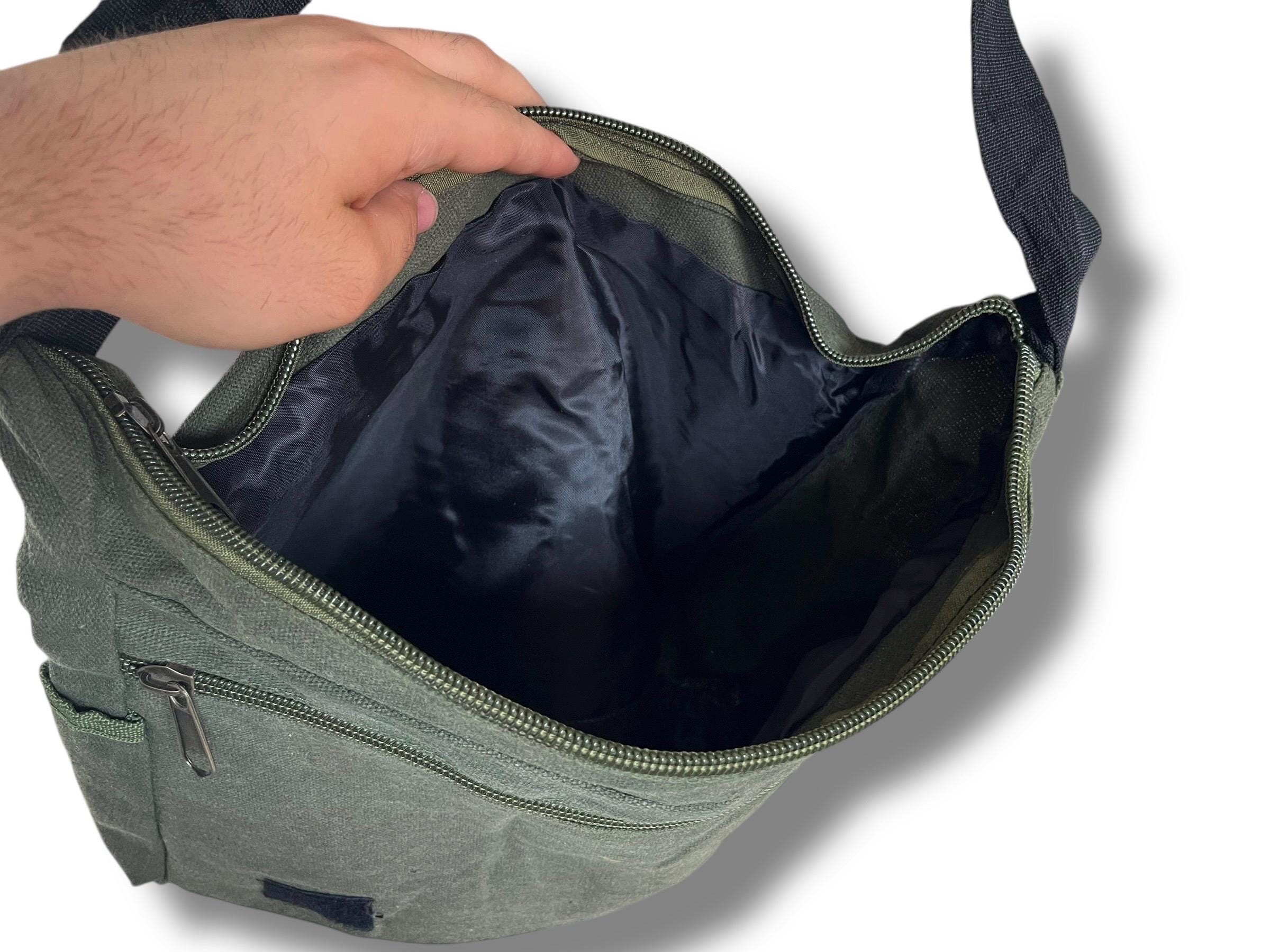 Y2K Army Green Messenger Bag: Vintage Grunge Crossbody - Etsy