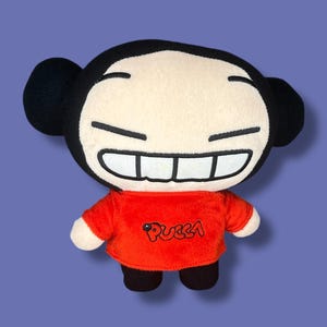 Vintage Pucca 12” Plush Doll – VOOZ Sonokong – Korean Cartoon Character – Kawaii Y2K Collectible Toy