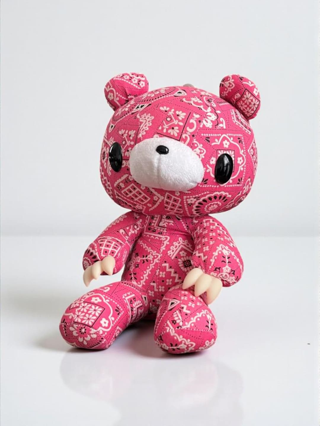 Chax GP Gloomy Bear Pink Patterned Plush - Y2K Mori Chack Licensed