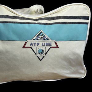 RARE Vintage Adidas ATP Line Tennis Bag, Retro Collectors, 1980's Made in West Germany , Vintage Bag , Vintage Fashion. image 3