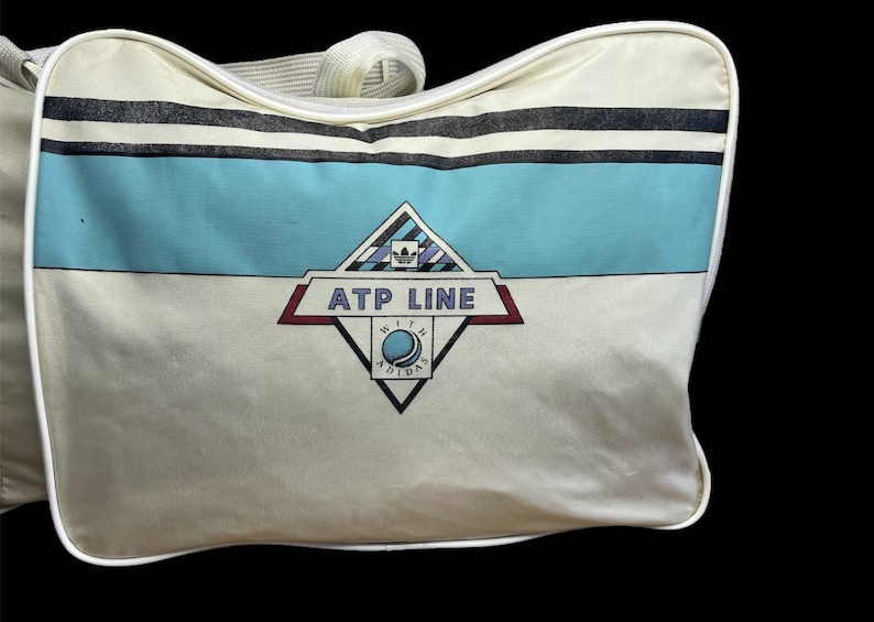 RARE Vintage Adidas ATP Line Tennis Bag, Retro Collectors, 1980's Made in West Germany , Vintage Bag , Vintage Fashion. image 3